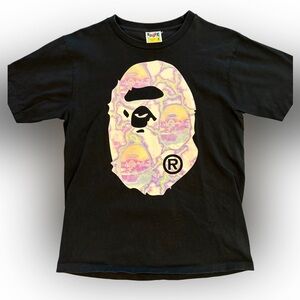 Bape Lightning Big Ape Head tee